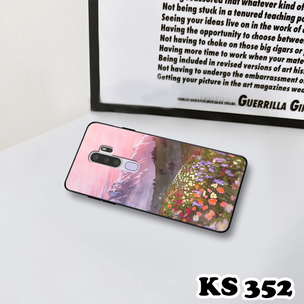 Ốp lưng Oppo A9 2020 - Oppo A5 2020 - Ốp in hình Cánh đồng hoa - Chất liệu TPU siêu bền