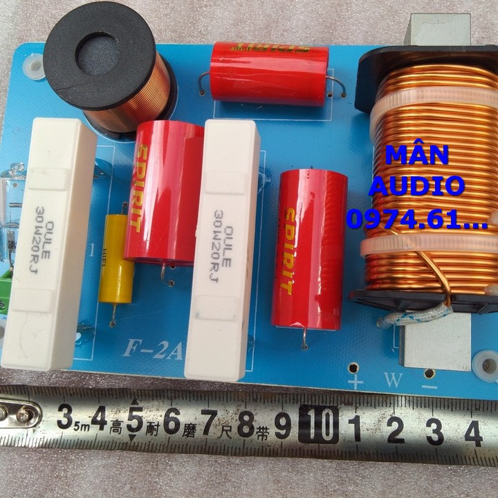 MẠCH PHÂN TẦN 2 LOA F2A - DÙNG CHO 1 BASS 1 TREBLE - GIÁ 1 MẠCH