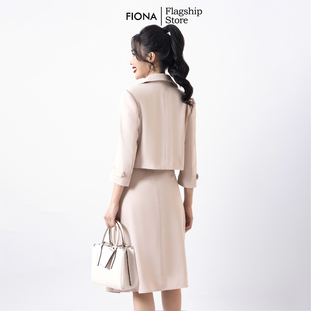 Chân Váy Midi Dáng Chữ A FIONA, Chân Váy Công Sở Nữ Thu Đông Mã F250734