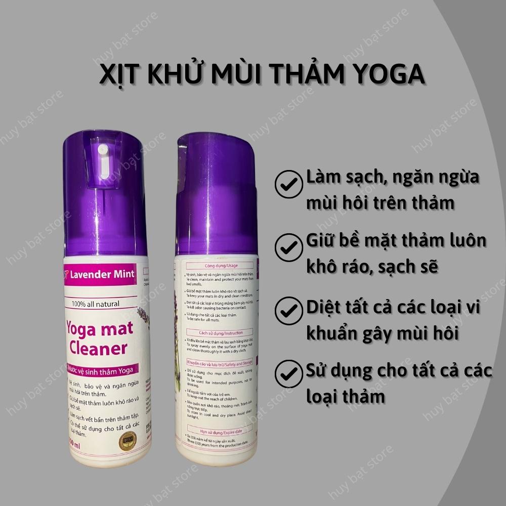 Chai Xịt Thảm Huy Bạt Vệ Sinh Thảm Tập Yoga Dễ Dàng Với Dung Tích 100ml Mùi Hoa Oải Hương Thơm Dịu