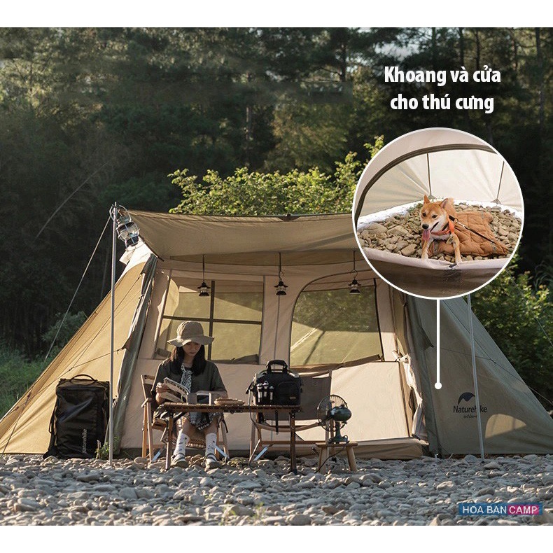 Lều 4 Người Glamping NatureHike Village 5.0 NH21ZP009