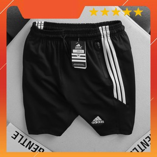 [Freeship] quần cụt thể thao nam, Quần short thun co dãn logo thêu cao cấp - QS26 - Hàng vnxk