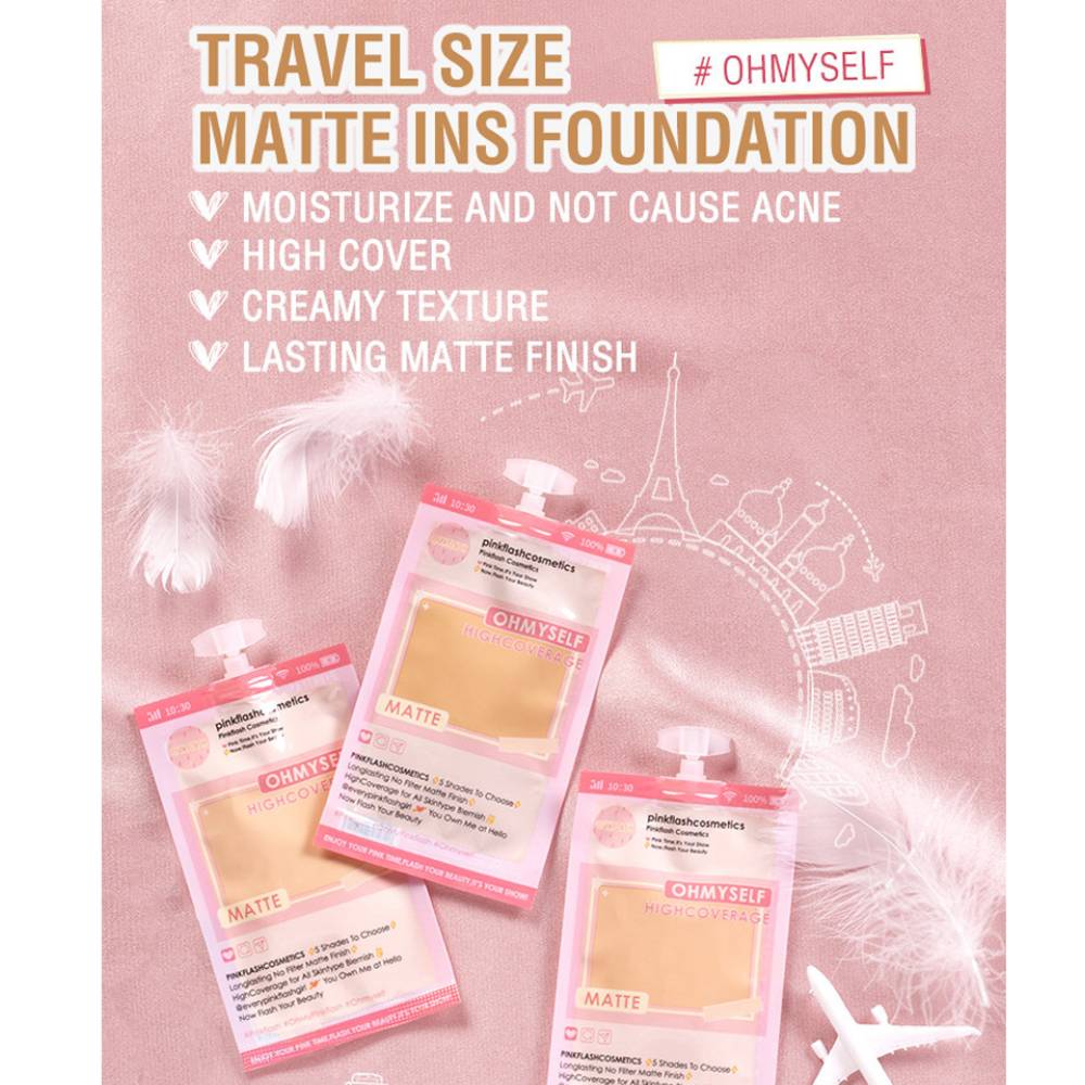 [Hàng mới về] Kem nền dạng lỏng lâu trôi thân thiện với da dành cho du lịch | BigBuy360 - bigbuy360.vn