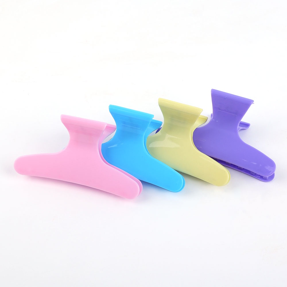 Kẹp Tóc Cá Mập Lớn Màu Đen / Trắng / Vàng / Hồng / Tím / Hồng / Tím Chống Thấm Nước Trọng Lượng Nhẹ Dùng Để Tạo Kiểu Tóc Trong Salon