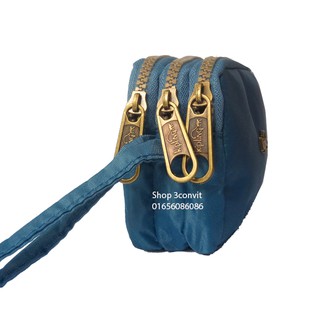 Ví cầm tay 3 ngăn Kipling size Trung