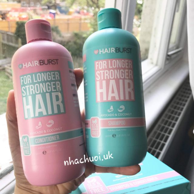 Set dầu gội + dầu xả Hair Burst For Longer Stronger Hair (BILL UK)