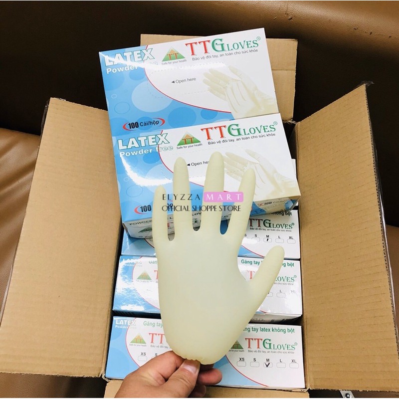 Găng y tế KHÔNG BỘT latex Vglove (50pcs) | BigBuy360 - bigbuy360.vn
