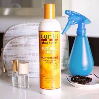Kem tóc Cantu Moisturizing Curl Activator Cream 355ml giữ nếp tóc xoăn