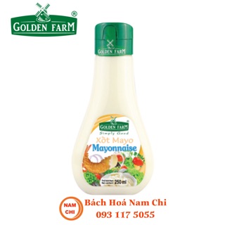 [DATE MỚI] XỐT MAYO MAYONNAISE GOLDEN FARM 250ml - Hàng Chính Hãng