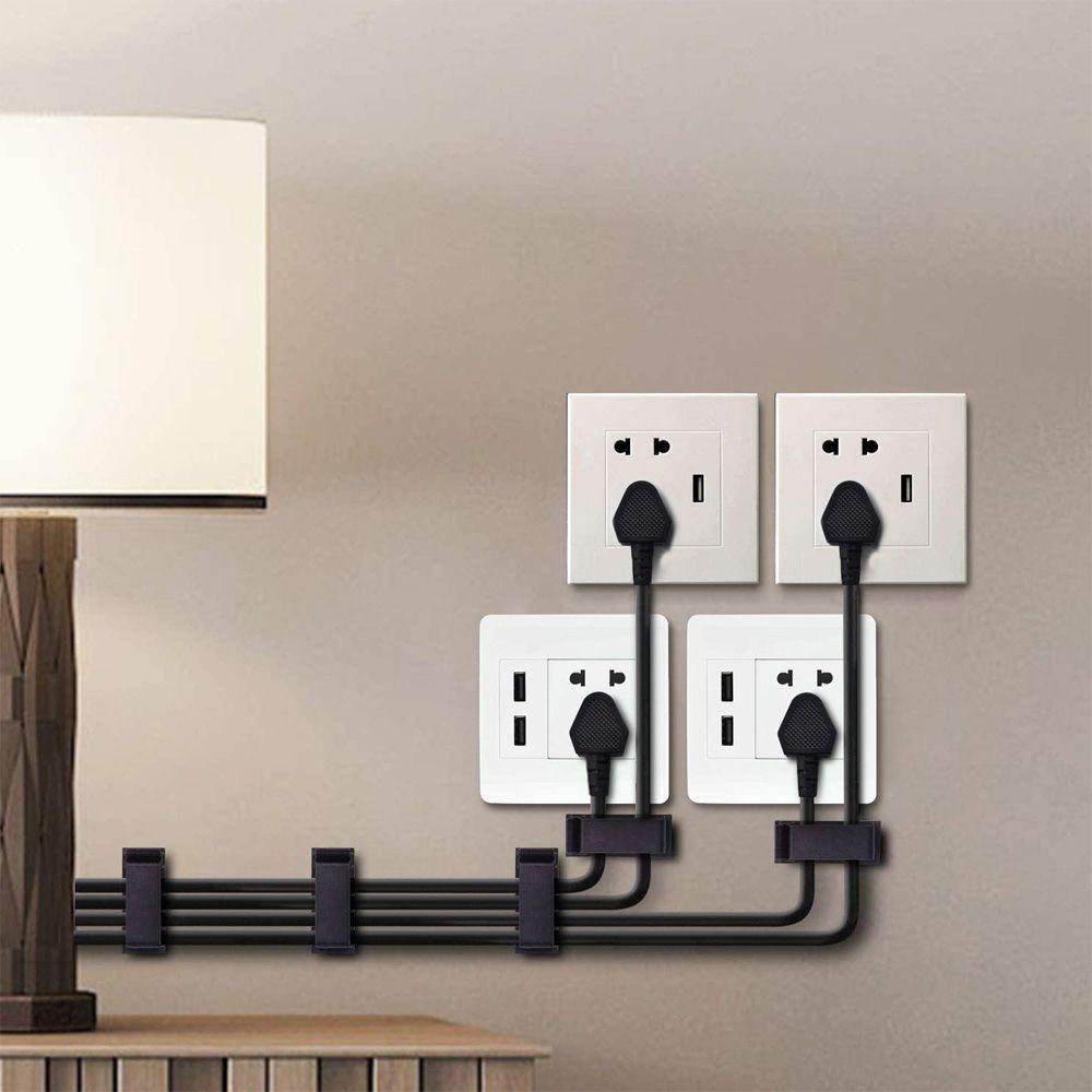 Set 5 / 10 Kẹp Cố Định Dây Cáp Gọn Gàng Tiện Dụng|Kẹp Giữ Dây Cáp Gọn Gàng Tiện Dụng