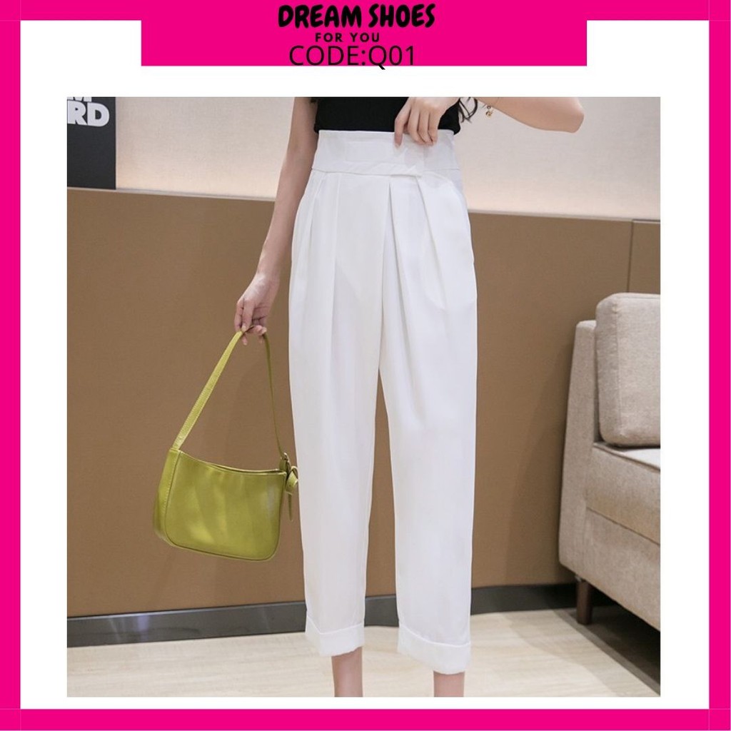 Quần Tây Công Sở Dáng Baggy-Gấu Bằng Q01