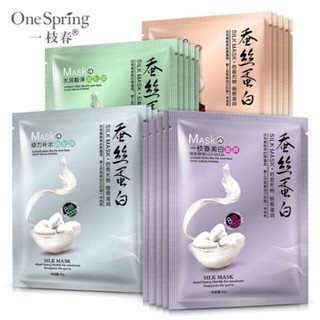 MẶT NẠ TƠ TẰM ONE SPRING SILK MASK dưỡng da mụn thải độc cấp ẩm da