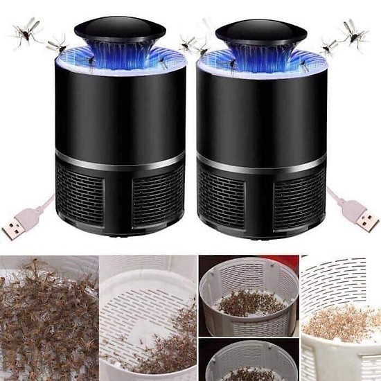 [HÀNG SẴN-FREESHIP] Đèn Bắt Muỗi Mosquito Killing Cao Cấp Công Nghệ Đèn LED Dùng Nguồn USB Tiện Dụng