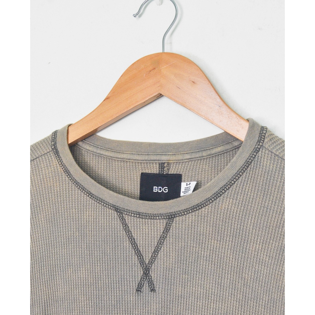 Áo Waffle tay dài màu Wash BDG chính hãng