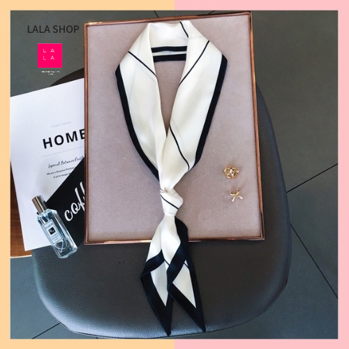 Khăn lụa công sở cao cấp kiểu dáng thanh lịch cho nữ K003 size 13cm*145cm