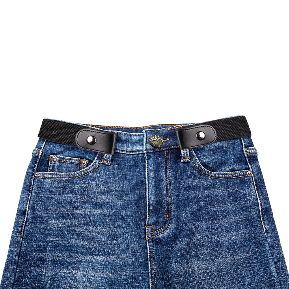 Dây thắt lưng thun hai đầu thiết kế cao cấp cho quần jeans
