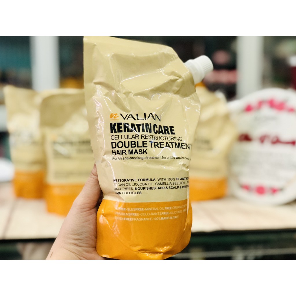 HẤP TÓC TÚI VALIAN KERATIN CARE 500ML