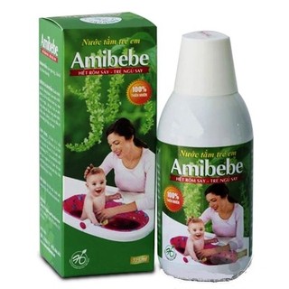NƯỚC TẮM TRẺ EM AMIBEBE trị rôm sảy