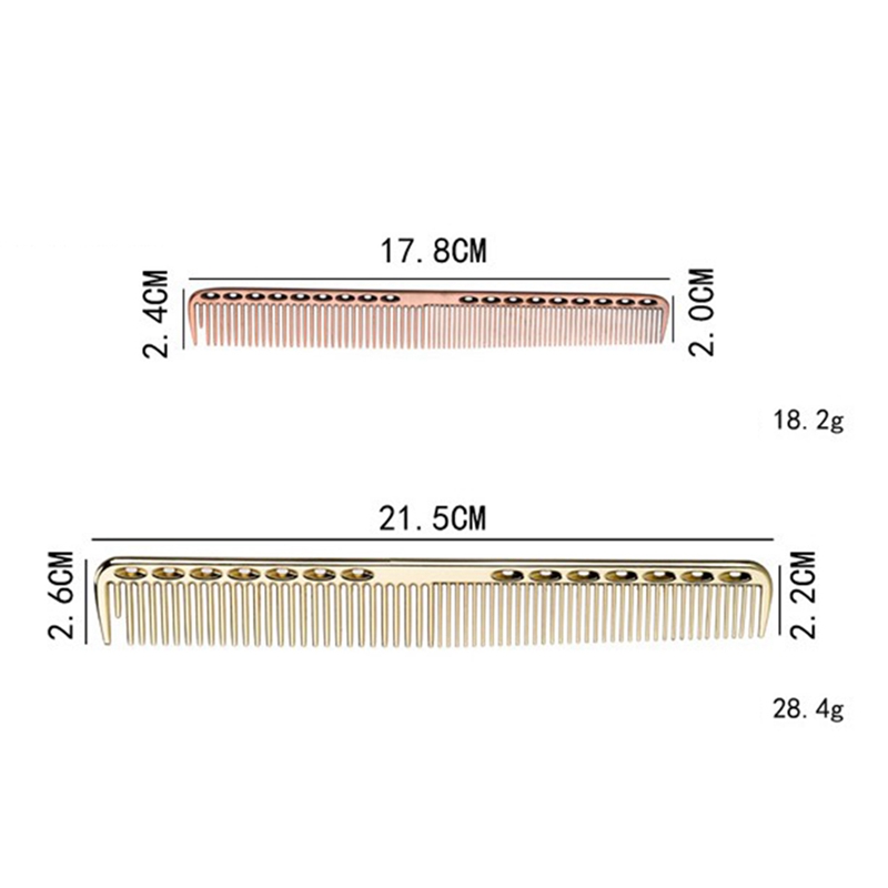 (Hàng Mới Về) Lược Cắt Tóc Bằng Hợp Kim Nhôm Chuyên Dụng Cho Salon