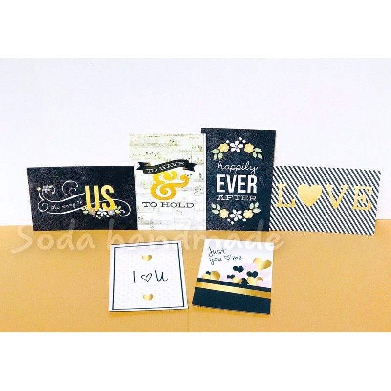 [Nhiều mẫu phía sau ] Love tag card scrapbook
