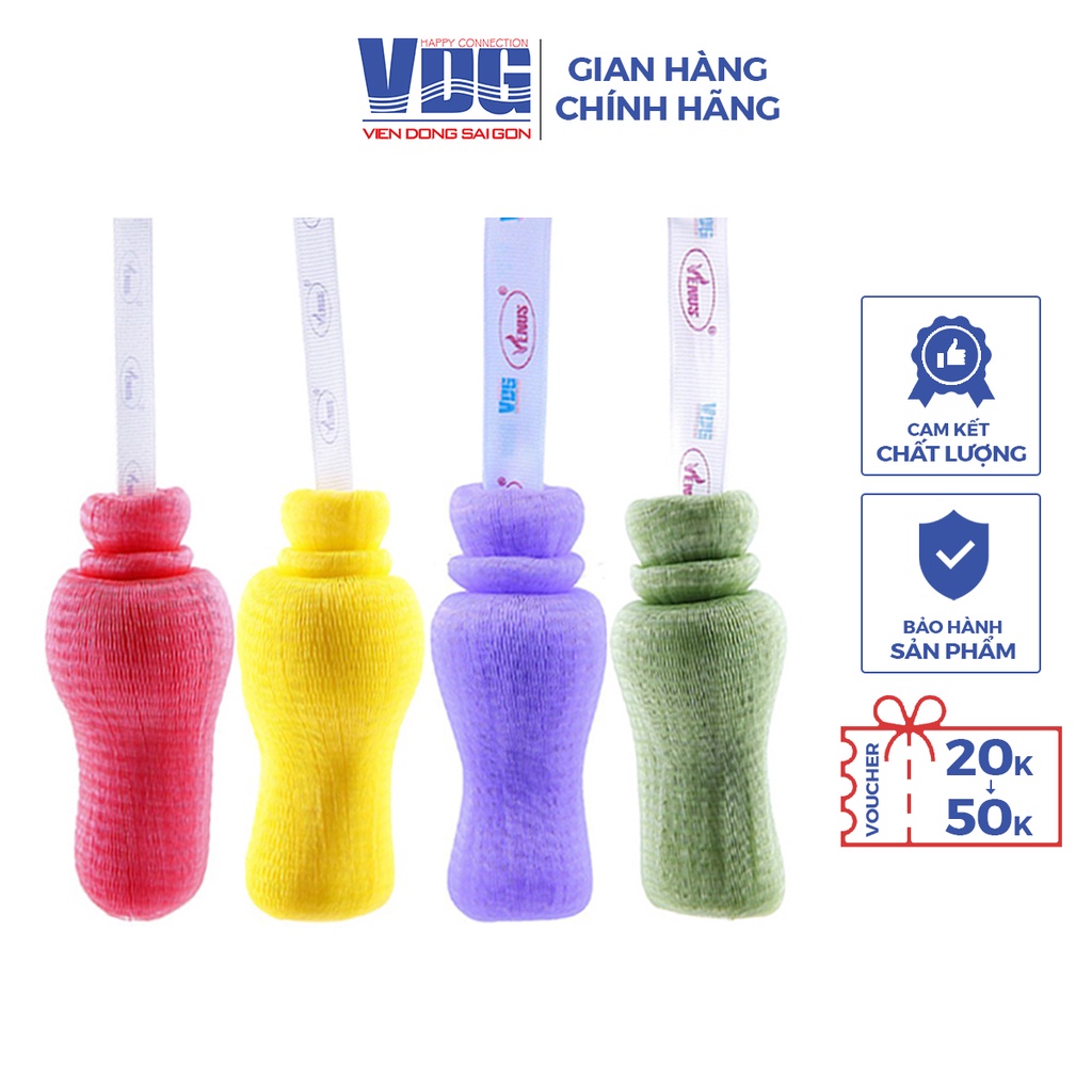 Bông rửa mặt tạo bọt Venus F1 làm sạch sâu da (Giao màu ngẫu nhiên) - Viễn Đông Sài Gòn