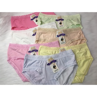 Quần Lót Nữ Cotton Viền Lưng Ren Thấm Hút Mồ Hôi