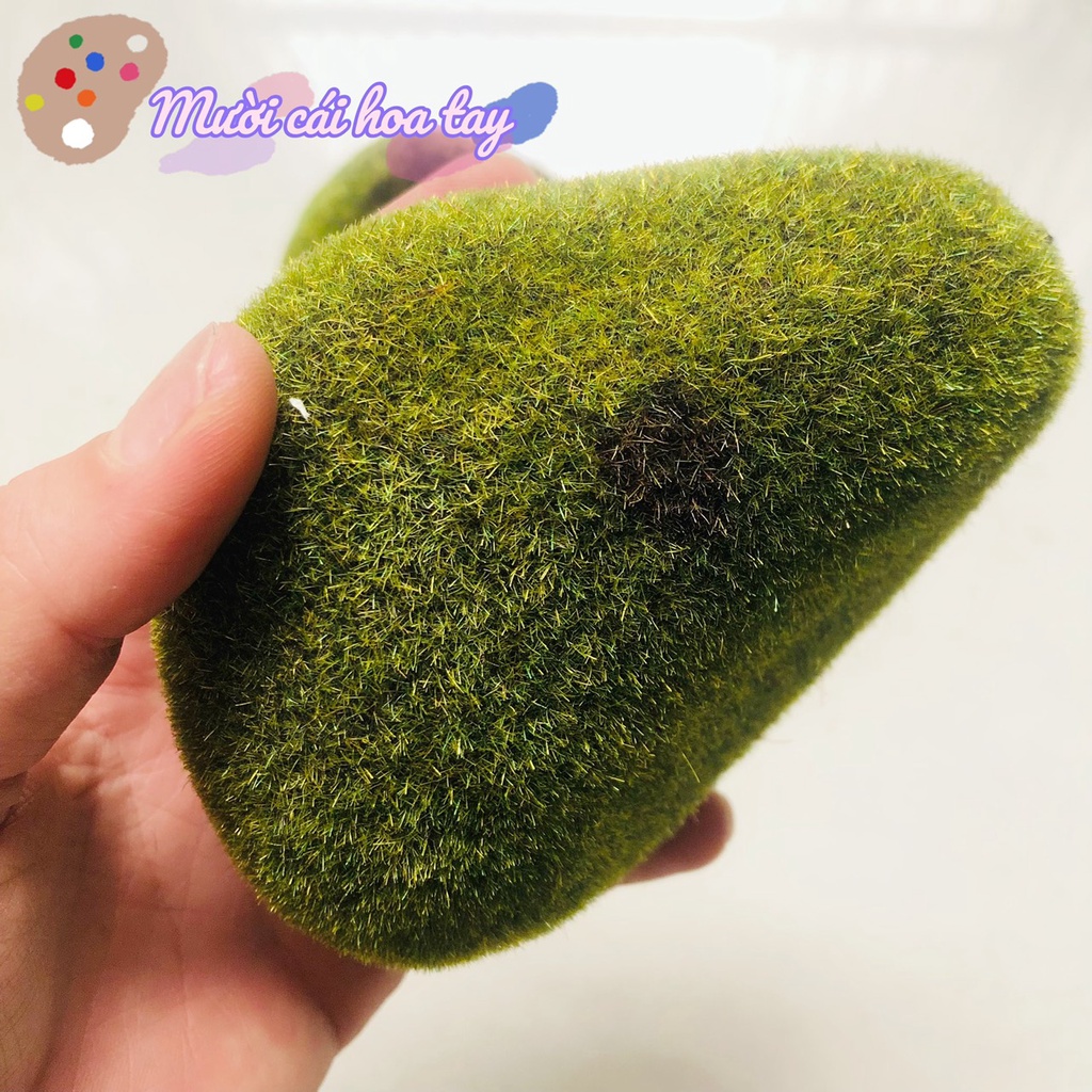 Rêu Đá Trang Trí Cắm Hoa Tạo Mô Hình Bonsai Bộ 6 Cục Rêu Giả Làm Tiểu Cảnh Mini Trang Trí Hộp Quà Tặng