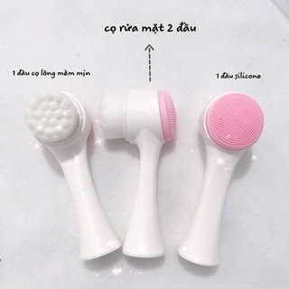 Cọ 2 đầu rửa mặt