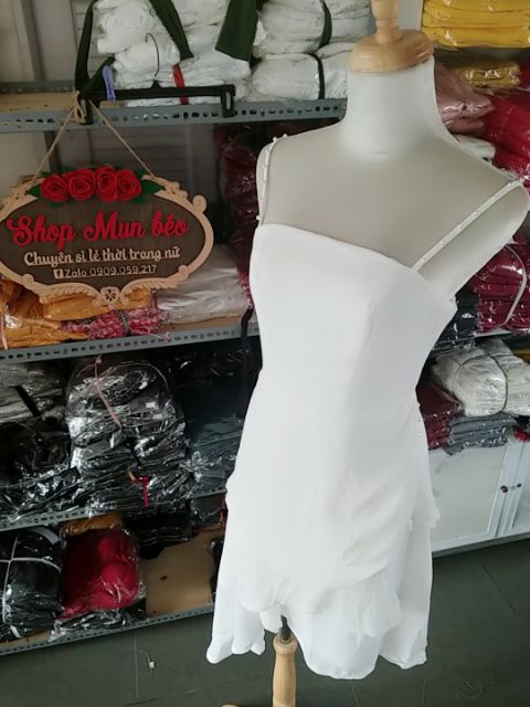 (VIDEO+HÌNH THẬT) Váy Đầm 2 Dây Chất Lụa Sang Trọng Đẹp Sexy Thời Trang Công Sở Dạo Phố Dự Tiệc Hàng Cao Cấp | BigBuy360 - bigbuy360.vn