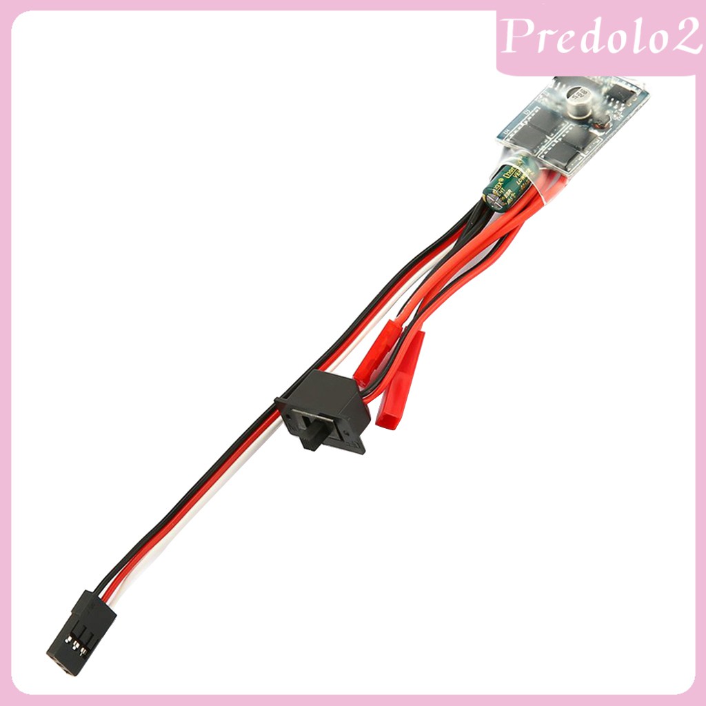 Bộ điều khiển tốc độ ESC cho động cơ chổi than 30A cho mô hình xe hơi thuyền điều khiển từ xa DIY