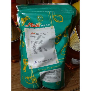 Bột milk foam vị muối biển 1kg - Bột màng sữa Maulin muối biển túi 1kg – Milk Foam Powder Sea Salt 1kg