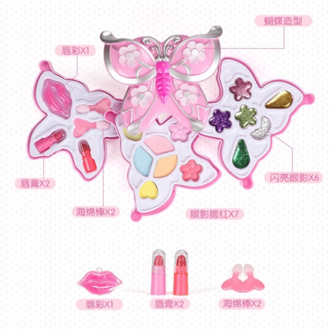 Trang điểm cho bé hình bướm