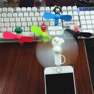 [rẻ nhất] Quạt Mini Usb 2 Cánh Cắm Điện Thoại Android Iphone hót hít