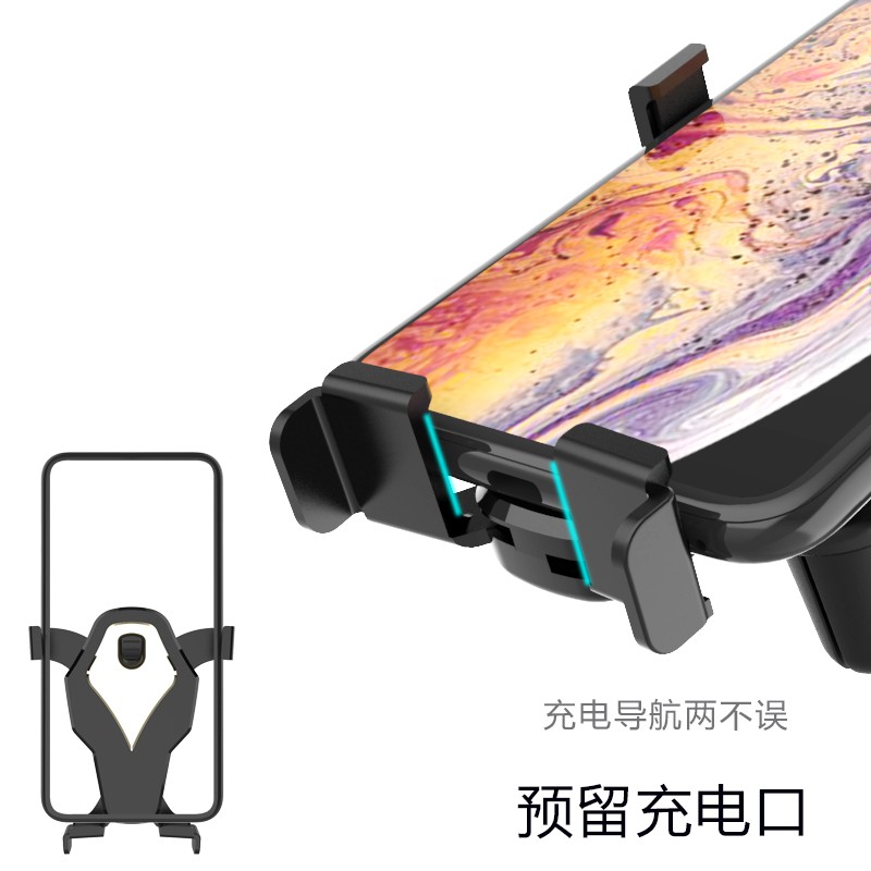 Giá Đỡ Điện Thoại Hình Nút Điều Hòa Xe Hơi