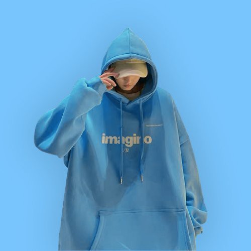 Áo hoodie nỉ bông siêu dày form rộng unisex in hình họa tiết chữ cực đẹp