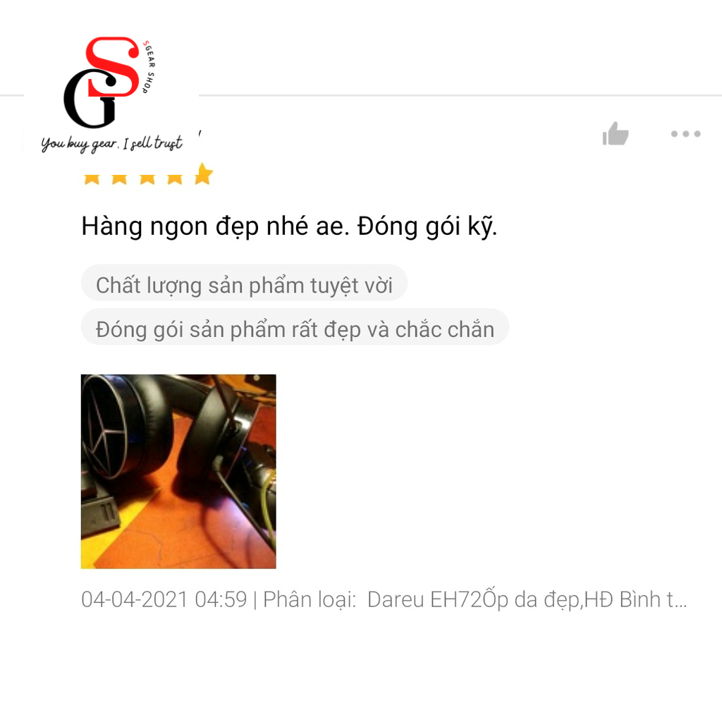 Tai nghe gaming có dây Dareu EH722s RGB, jack 7.1_Gear_2nd