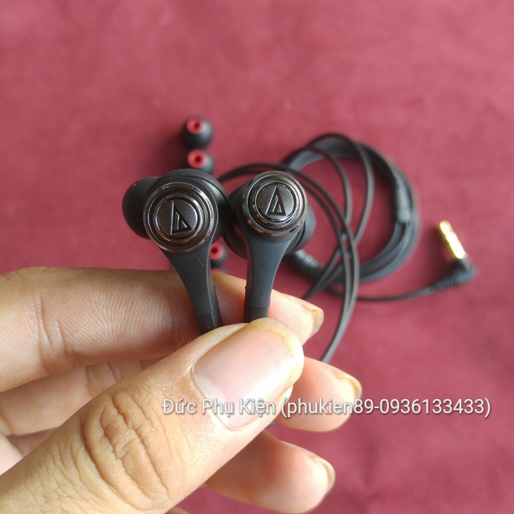 Tai nghe Audio Technica ATH CKS55X chính hãng cũ cho người thích bass như mới giá rẻ tặng bao đựng