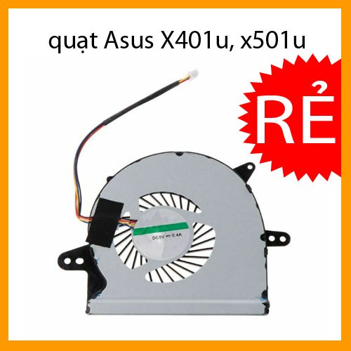 quạt tản nhiệt laptop Asus X401U X501U sửa dụng thay quạt fan asus x401u x501u