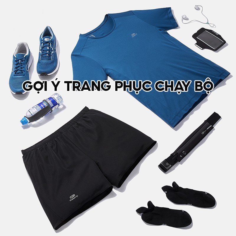 Quần thể thao nam Decathlon chuyên chạy bộ, nhanh khô