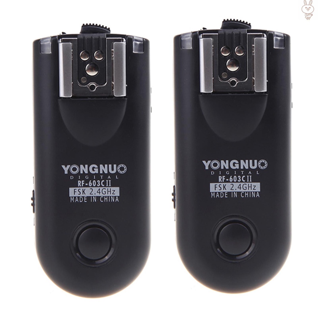 OL Yongnuo RF-603C II Wireless Remote Flash Trigger C3 Replacement for  5D 1D 50D