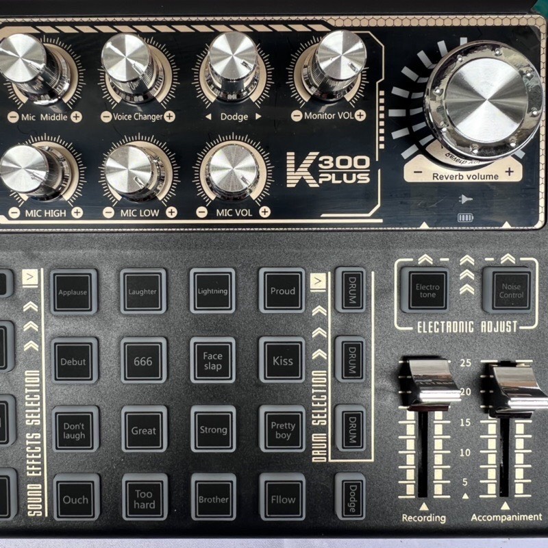 Bộ Combo thu âm livestream Sound Card K300 PLUS 2022 Mới Nhất + Mic ISK A350 Tặng kèm tai nghe,đầy đủ dây kết nối