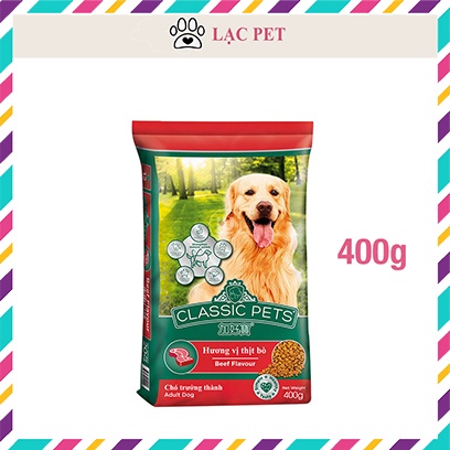 Thức ăn dạng hạt chó trưởng thành CLASSIC PETS - 400gr