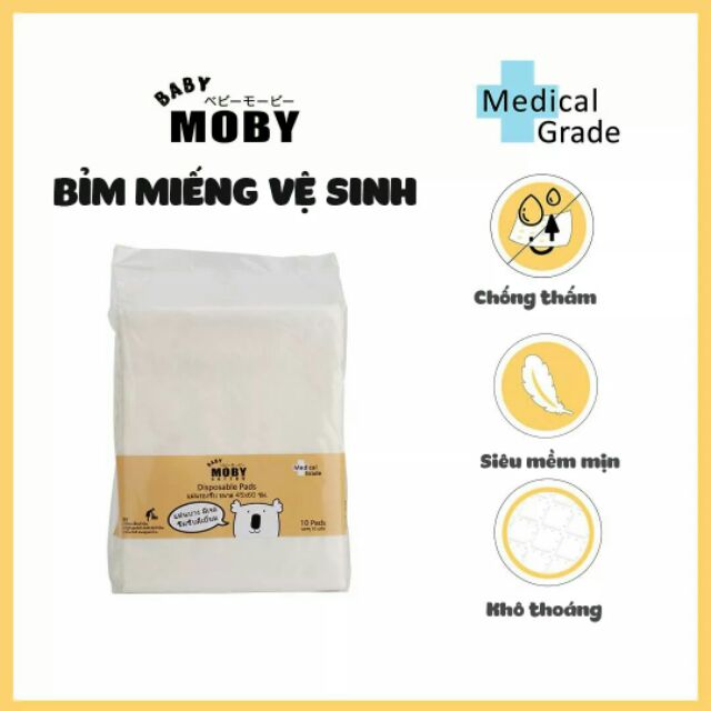 Bỉm miếng vệ sinh Moby