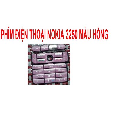 PHÍM ĐIỆN THOẠI NOKIA 3250 MÀU HỒNG