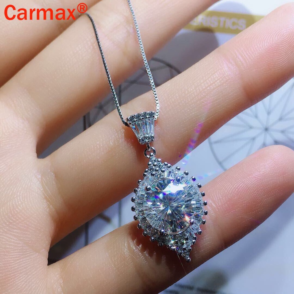 Mặt Dây Chuyền Cỡ Lớn Họa Tiết Moissanite