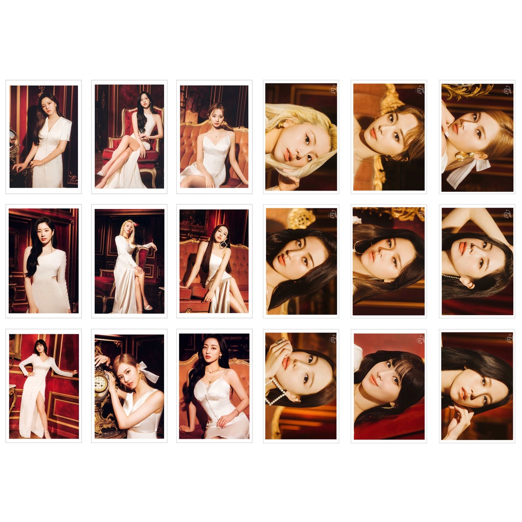 [Ép Lụa] Lomo Card 36 Ảnh TWICE Perfect World Teaser Photos