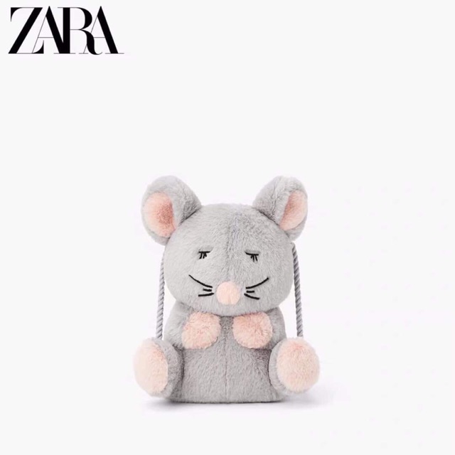 Túi chuột ghi Zara size 24*15cm