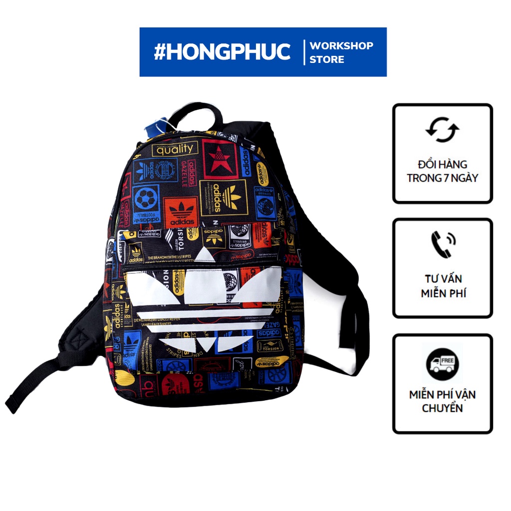Balo Đi Học 3 Lá Originals Packback Graphic Logo Nhiều Màu - AZ0280 [ HONGPHUC ]