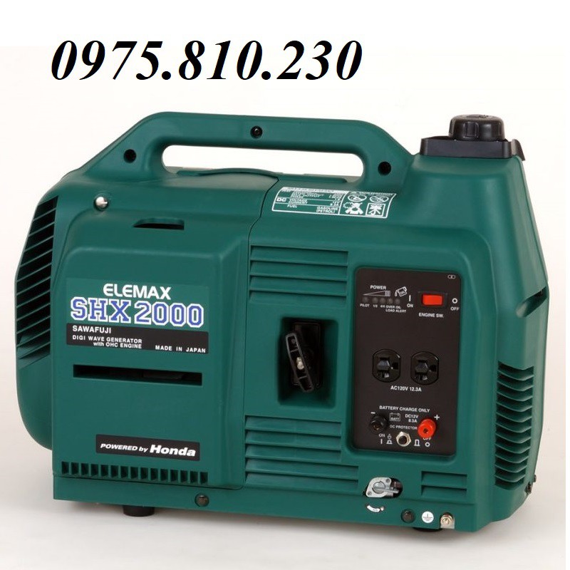 Máy Phát Điện Mini Chạy Xăng 1.5KVA Elemax SHX2000