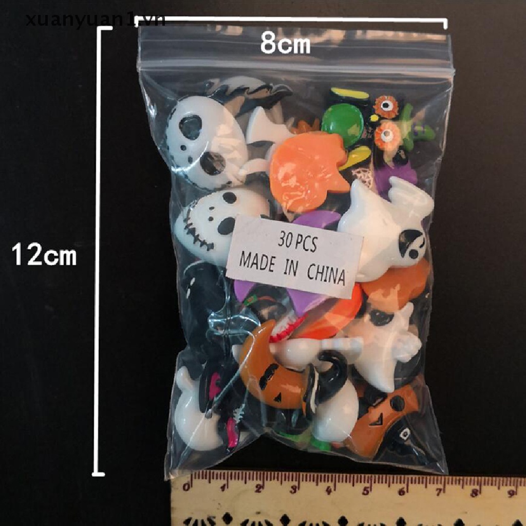 Set 30 Quả Bí Ngô Halloween Trang Trí Thủ Công